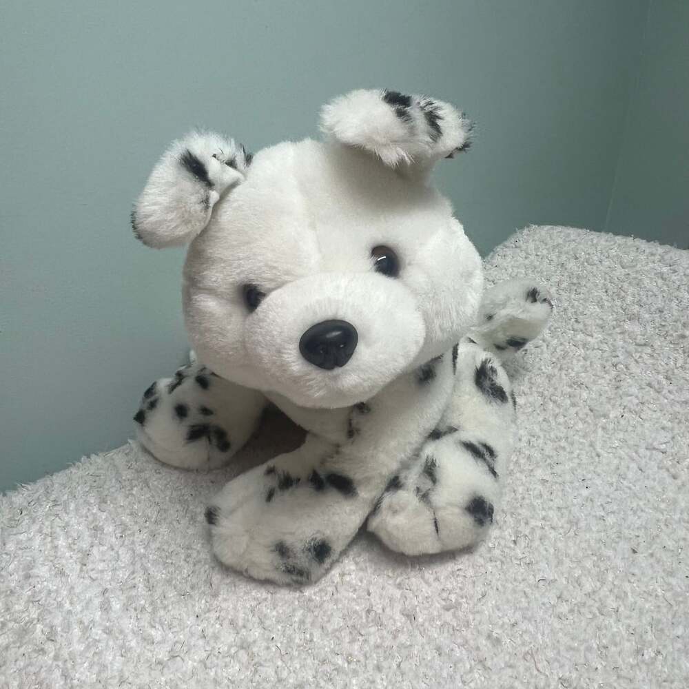 Cuddly Soft 14 inch Stuffed Dalmatian Angel Toy Sings How much is That Doggy in